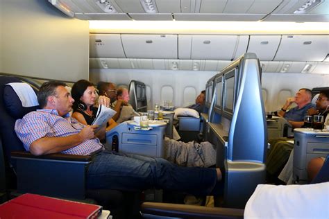 United Airlines B777 domestic First Class San .